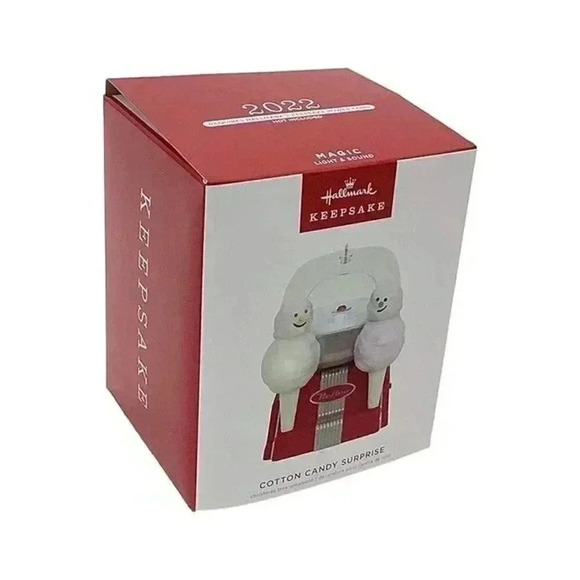 Hallmark Keepsake Cotton Candy Surprise 2022 Light Sound Christmas Ornament - Picture 2 of 3